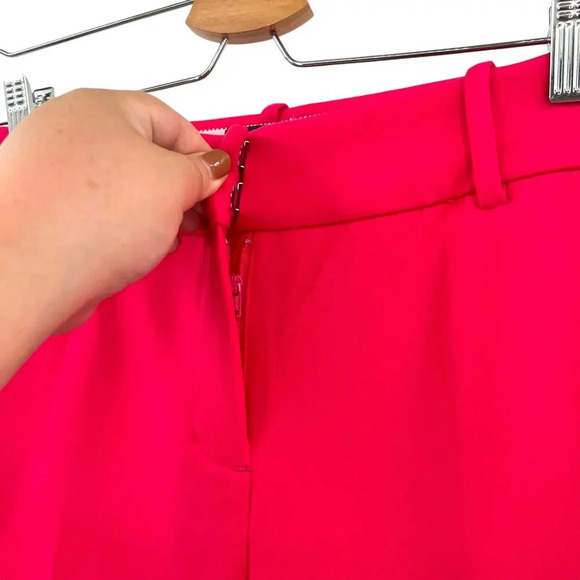 J. Crew Cameron Slim Cropped Pant in Four-Season Stretch Bright Rose Pink Size 4 - Picture 5 of 14
